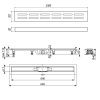 Душевой лоток Timo Eco SP10600-DG10600 65х10 черный