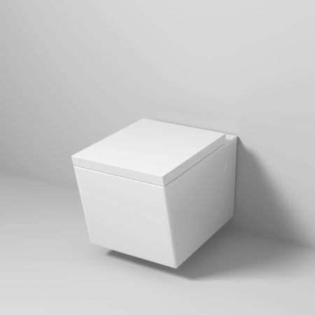 Унитаз подвесной Grossman Cristal GR-4495 белый с сиденьем микролифт безободковый каскадный смыв