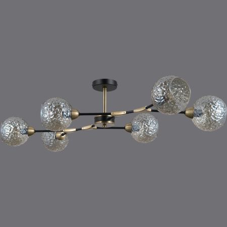 Люстра на штанге Illumico IL0253 IL0253-6CSQ-79 BK AB