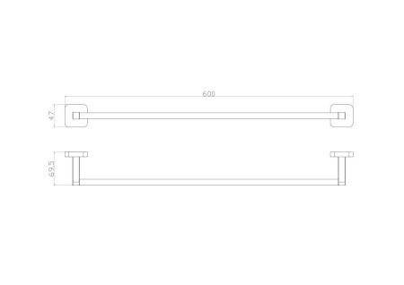 Полотенцедержатель Wonzon & Woghand Still WW-6612