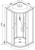 Душевая кабина AvaCan L908GM 80х80 четверть круга с крышей ориентация универсальная