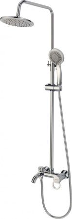 Душевая стойка Fmark FM2407 настенная цвет хром