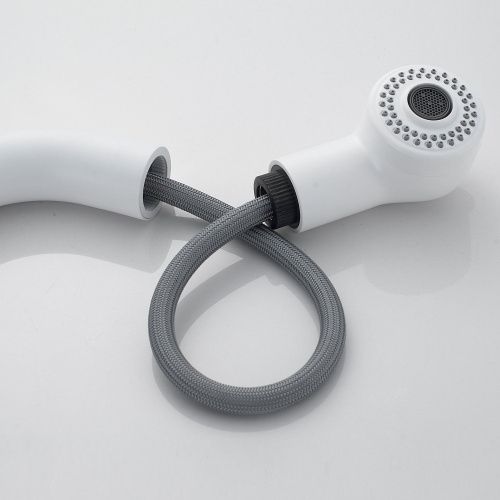 Смеситель Raffine F291C на раковину белый - фото 5