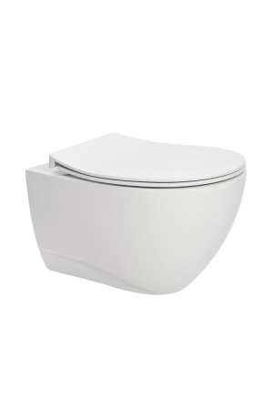 Чаша унитаза подвесная Bettoserb King Line SET40006474 цвет белый без сиденья безободковая