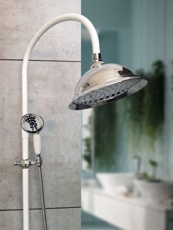 Душевая стойка AltroBagno Beatrice AltroBagnoBeatrice030405Bi настенная цвет белый