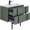 Тумба под раковину Allen Brau Reality 1.32005.CGM 80х50 подвесная цвет зеленый