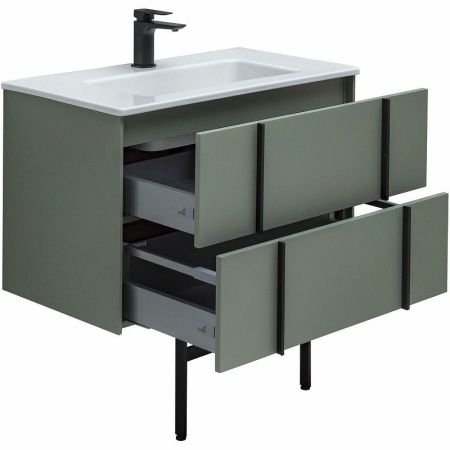 Тумба под раковину Allen Brau Reality 1.32005.CGM 80х50 подвесная цвет зеленый