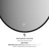 Зеркало с подсветкой Defesto AURA DF 2992S 50х50 подвесное