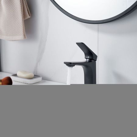 Смеситель Shevanik S4201H на раковину черный