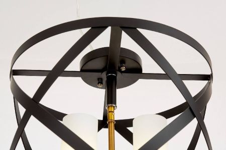 Люстра потолочная Lumina Deco Astila (Астила) LDP 1242-4 BK+MD