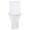 Унитаз напольный с бачком Bond Cube F07-00 белый с сиденьем безободковый душевой смыв