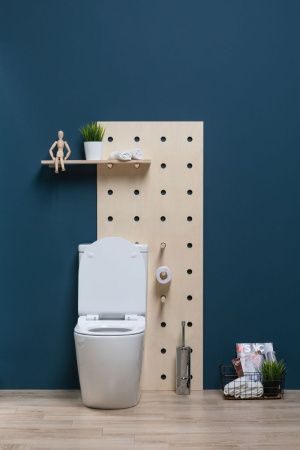 Чаша унитаза напольная Aquanet Cetus CETUS-C1 цвет белый без бачка с сиденьем микролифт безободковая каскадный смыв