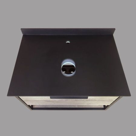 Тумба с раковиной Comforty Кёльн 00004149065CF 80х50 подвесная цвет коричневый