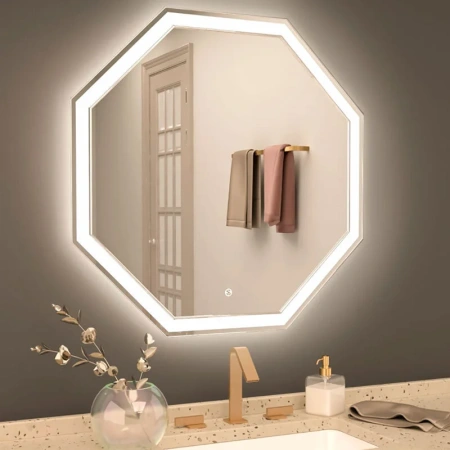 Зеркало с подсветкой Art&Max ARGO AM-Arg-700-700-DS-F 70х70 подвесное