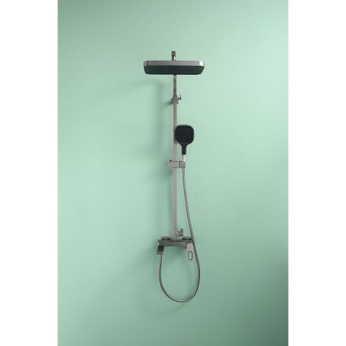 Душевая стойка Raglo R51.24.09 настенная цвет графит - фото 3