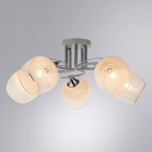 Люстра потолочная Arte Lamp Atria (Атриа) A4121PL-5WH - фото 2