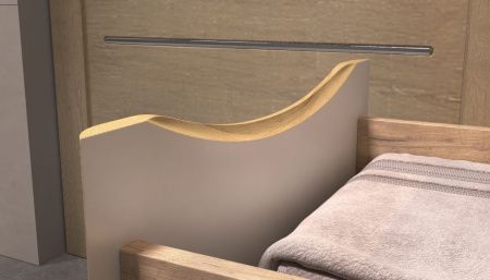 Тумба под раковину Velvex CLAY 370 50х30 подвесная цвет бежевый