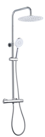 Душевая колонна AQG Nite 20NITR25ESD02 настенная цвет хром