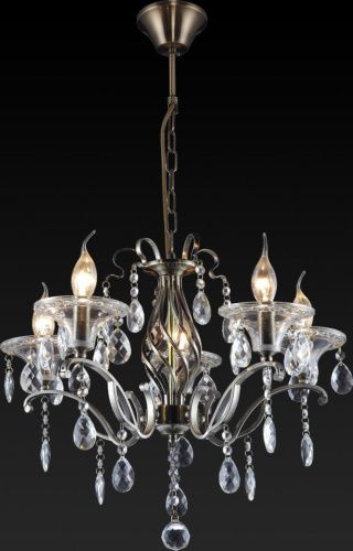 Люстра подвесная Toplight Zoe Bronze (Зое Бронзе) TL7220D-05AB - фото 3