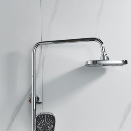 Душевая стойка Raffine F3685 настенная цвет хром