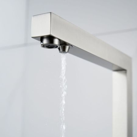 Смеситель для кухни Shevanik S148L на мойку сатин