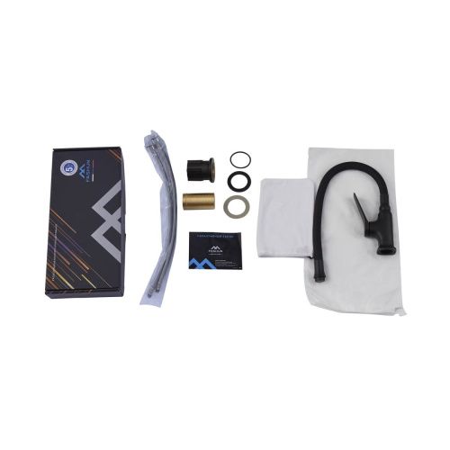 Смеситель для кухни Fashun A4186-7A на мойку черный - фото 4