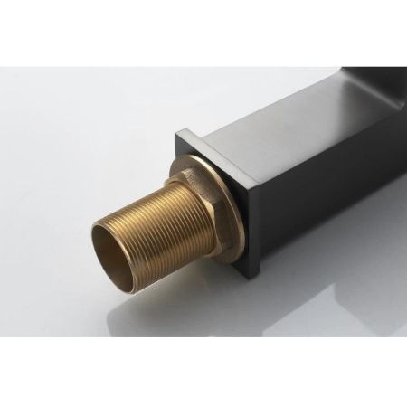 Смеситель для кухни Knotlor STABLE KN-21/GM на мойку вороненая сталь