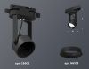 Трековый однофазный светильник Ambrella Light Track System (Трацк Сыстем) XT6602001