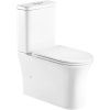 Унитаз напольный с бачком WeltWasser WW TELBACH 001GL-WT (10000003776) белый с сиденьем микролифт безободковый душевой смыв