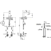 Смеситель Gessi Rettangolo 30501#031 на раковину хром