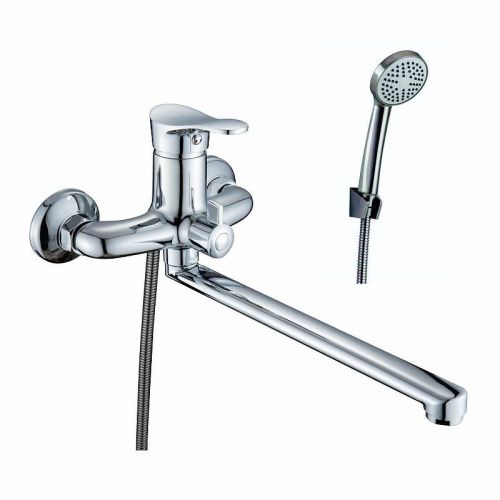 Смеситель для ванны D-Lin D146405-5 настенный хром - фото 2