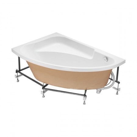 Ванна акриловая Santek Гоа 1WH112033 150х100 пристенная асимметричная без каркаса