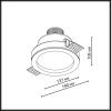 Светильник встраиваемый Odeon Light Montana (Монтана) 7168/7CL