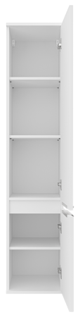 Шкаф-пенал Brevita Enfida ENF-05035-010P 40х170 подвесной цвет белый