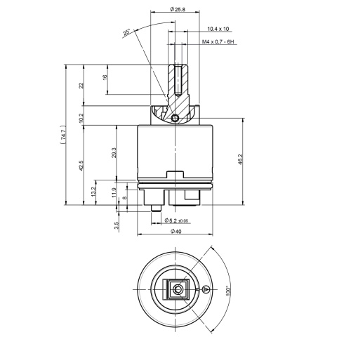 Картридж для смесителя LeMark LM8506P-BL - фото 3