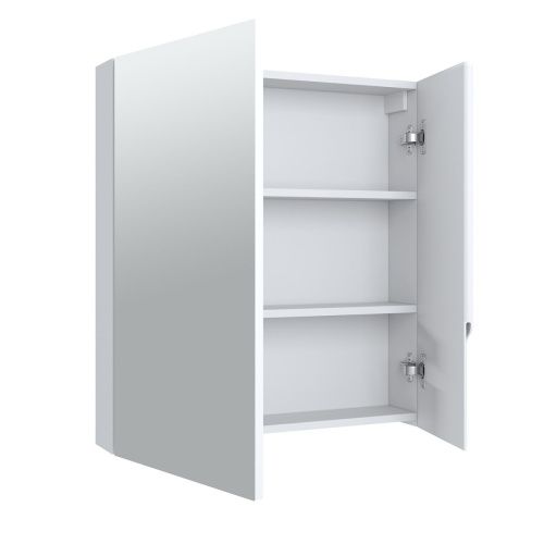 Зеркало-шкаф RUNO СТОКГОЛЬМ 00-00001127 70х75 подвесной цвет белый - фото 2