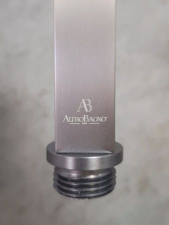 Гигиеническая лейка AltroBagno BM AltroBagnoBS060213GM цвет оружейная сталь