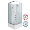 Душевая кабина Niagara Classic 11081424BKG 90х90 квадратная без крыши ориентация универсальная