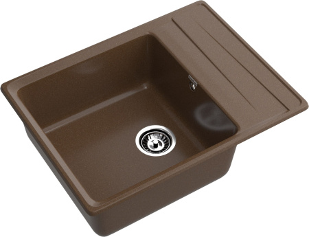 Кухонная мойка Granfest Level LV-660L терракот 66х50 цвет коричневый поверхность матовая