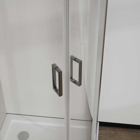 Душевой уголок Vincea City VSQ-5CT800CL 80х80 стекло прозрачное профиль хром без поддона