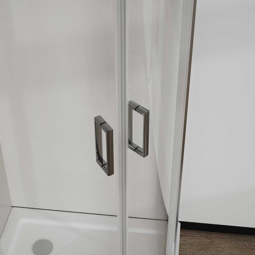 Душевой уголок Vincea City VSQ-5CT900CL 90х90 стекло прозрачное профиль хром глянцевый - фото 2