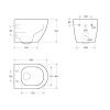 Унитаз подвесной BelBagno UNO BB3105CHR/SC белый с сиденьем микролифт безободковый каскадный смыв