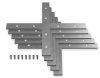 Соединитель Х-образный (5 шт.) Ambrella Light Profile System (Профиле Сыстем) GP8057