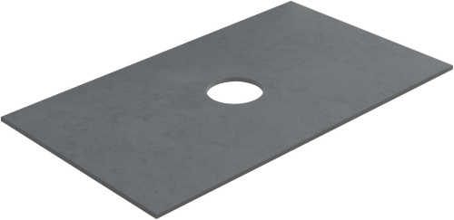 Столешница Allen Brau Liberty 1.33007.G 71х42 накладная цвет серый - фото 3