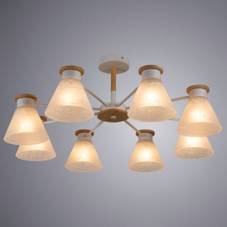 Люстра на штанге Arte Lamp TYLER (ТЫЛЕР) A1031PL-8WH