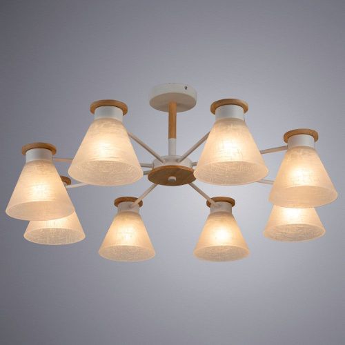 Люстра на штанге Arte Lamp TYLER (ТЫЛЕР) A1031PL-8WH - фото 5