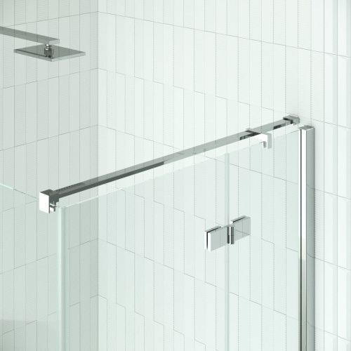 Душевой уголок Vegas-Glass AFP-Fis Retta AFP-Fis Retta 80 08 Moru R 80х80 стекло рифленое профиль хром без поддона - фото 5