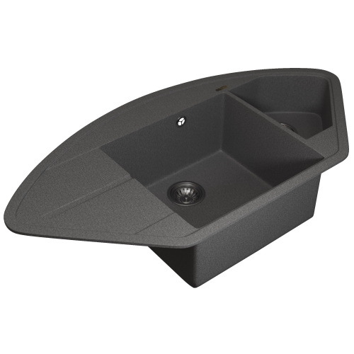 Кухонная мойка Uperwood Quartz Premium UPD-06 3910202122 100,6x51 цвет серый матовый - фото 2