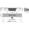 Душевой лоток Alcadrain APZ1Smart-Line-550 55х5 серый