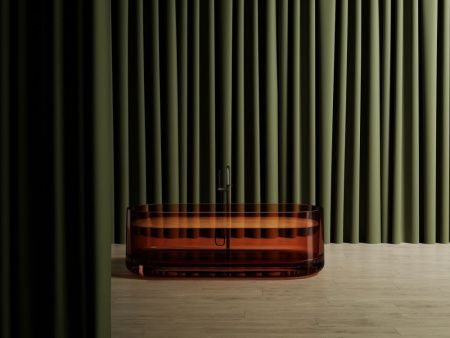 Ванна из полиэфирной смолы Abber Kristall AT9708Opal 170х75 отдельностоящая овальная